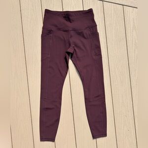 RBX Purple Leggings Athletic Stretch Fabric